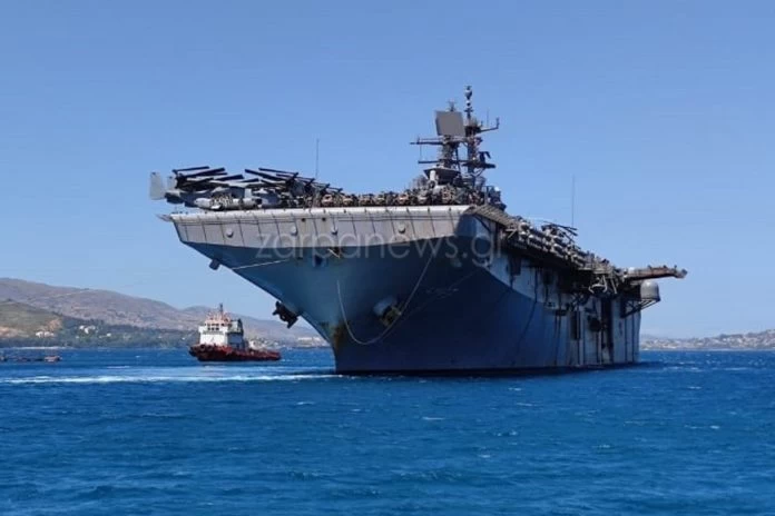 «USS Iwo Jima» -Στη Σούδα έδεσε το «μεγαθήριο» του αμερικανικού 6ου στόλου